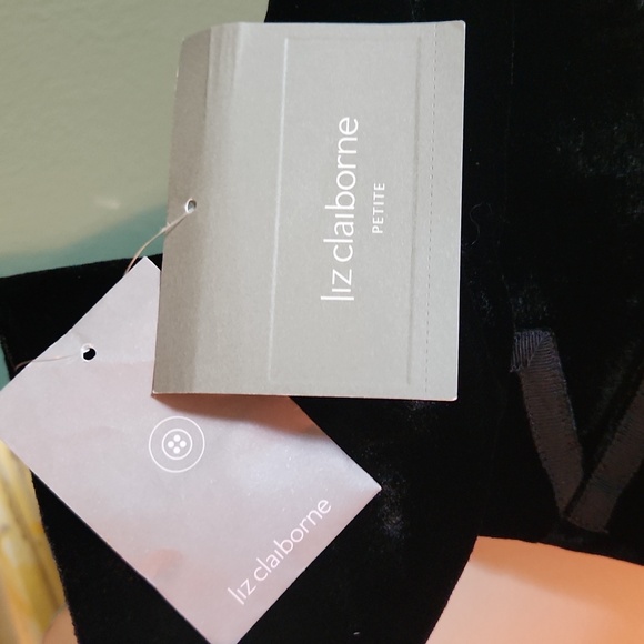 Liz Claiborne black velvet jacket - Picture 8 of 11